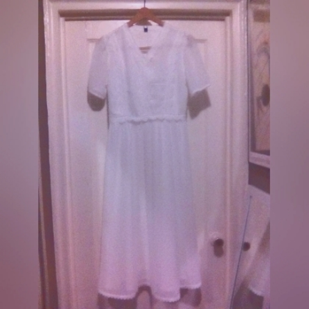 S.A. LUXE BOHO, MAXI, SHORT SLEEVE, LINED DRESS